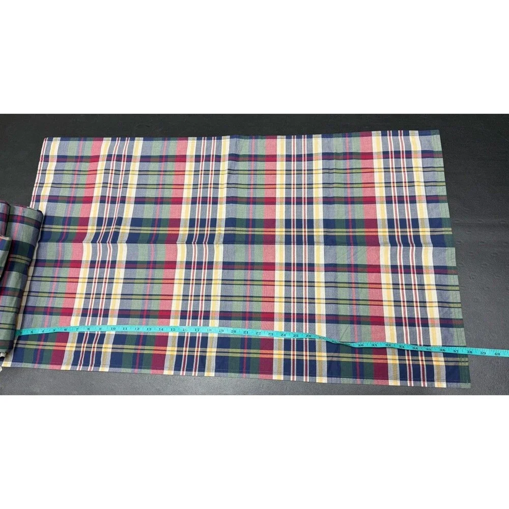 Lauren Ralph Lauren Wilson Plaid King Duvet Cover + 2 King Shams